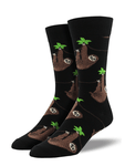 SockSmith Socks O/S / Sloth SockSmith Mens Graphic Cotton Crew Socks