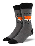 SockSmith Socks O/S / Zero Fox SockSmith Mens Graphic Cotton Crew Socks