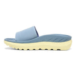 Sole To Soul Footwear Inc. Vionic Womens Rejuvenate Velcro Slides - Blue Shadow