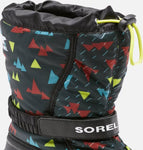 Sorel Sorel Youth Flurry Print Winter Boot - Black