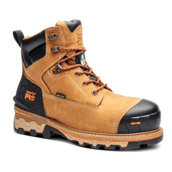 Men's tan hot sale work boots