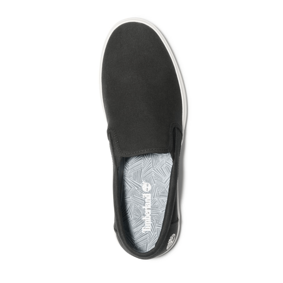 Timberland canvas shop slip on shoes