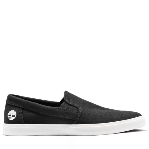 Timberland Shoe Timberland Mens Union Wharf Slip On Sneakers - Black Canvas