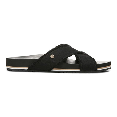 VIONIC Sandals Black / 6 / Regular Vionic Women Boardwalk Panama Slide Sandals