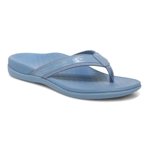 VIONIC Sandals Blue Shadow Patent / 5 / B (Medium) Vionic Womens Tide Sandals - Blue Shadow Patent
