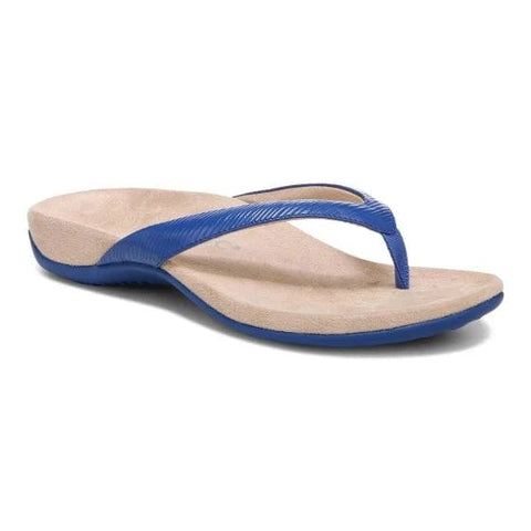 VIONIC Sandals Vionic Womens Dillon Sandals - Classic Blue Wavy Synthetic