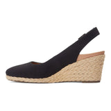 VIONIC Shoe Vionic Womens Aruba Coralina Wedge Espadrilles - Black