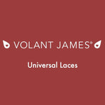Volant James Laces Black Volant James Lace Flat Thick 42" 107cm
