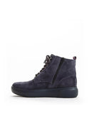 Waldlaufer Boots Waldlaufer Womens Low ankle sneaker -Blue Suede