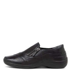 Ziera Shoe Ziera Womens Jewells ZR Slip On  Shoes - Black